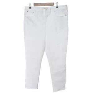 NWT Cream "Tile White" Madewell The Perfect Vintage Jean 33T